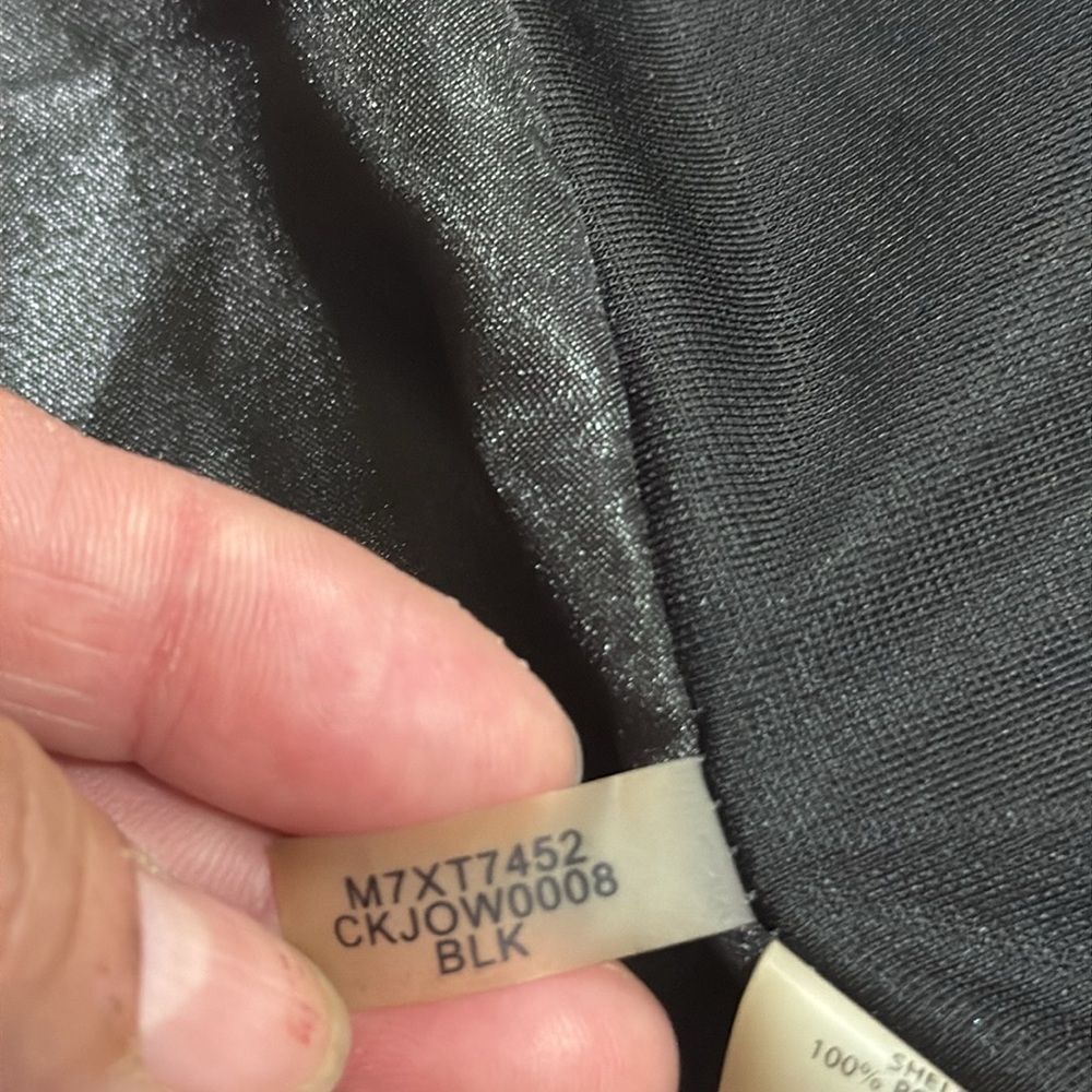 (W3)‎ Calvin Klein black quilted vest size S - Picture 12 of 14